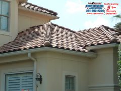 Katy-Memorial Roof Cleaning & Power Washing cleaned this tile roof