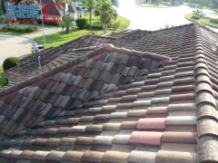Before roof cleaning
