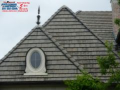 Roof Cleaning in the Royal Oaks Subdivision in Houston Texas